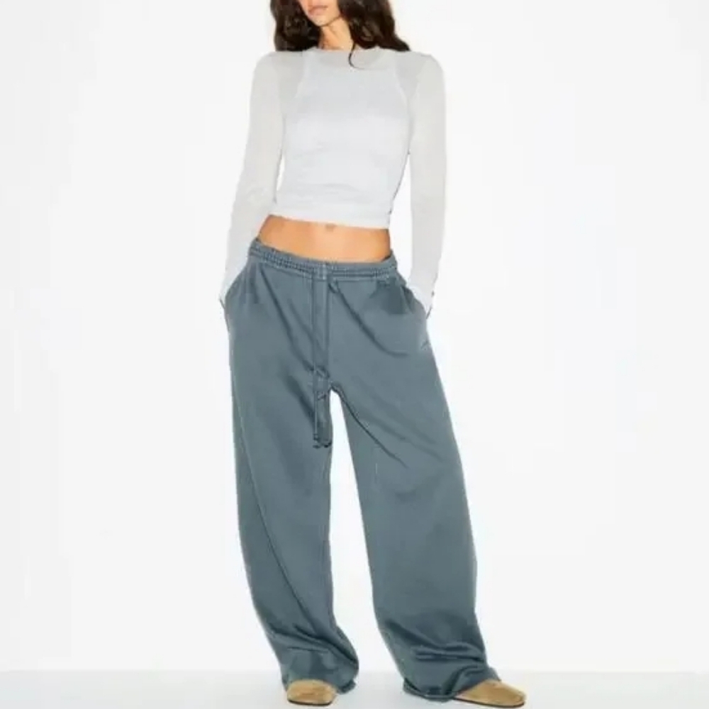 Skims Boyfriend Fleece Baggy Sweatpants